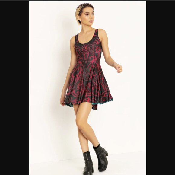 Blackmilk x Avatar Legend of Korra Ravaa Vs Vaatu Inside Out Dress IOD - Picture 2 of 7